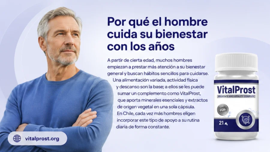 VitalProst — bienestar masculino con el paso de los años