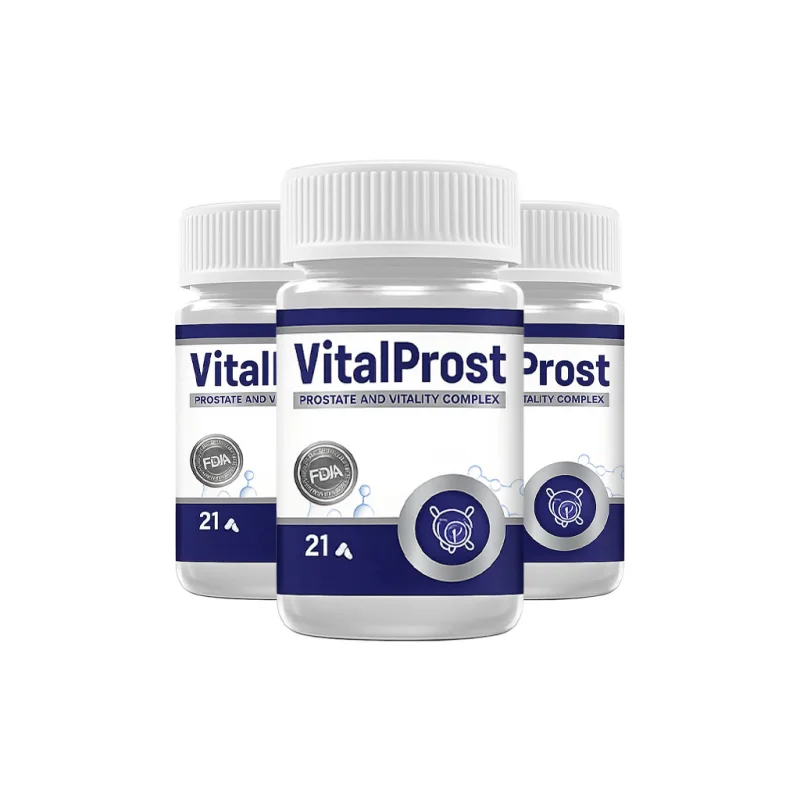 VitalProst — envase de 21 cápsulas, complejo de bienestar masculino